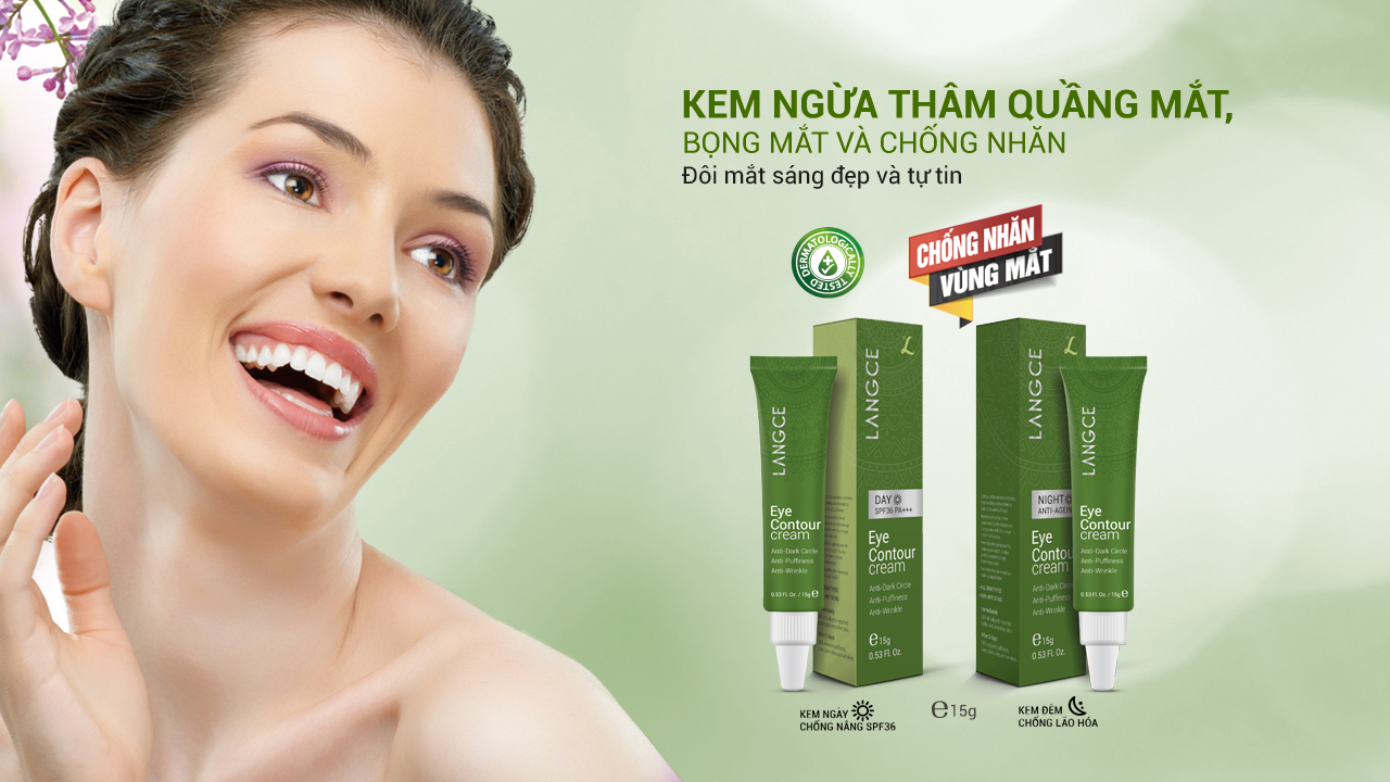 LANGCE KEM NGỪA THÂM QUẦNG MẮT VÀ BỌNG MẮT