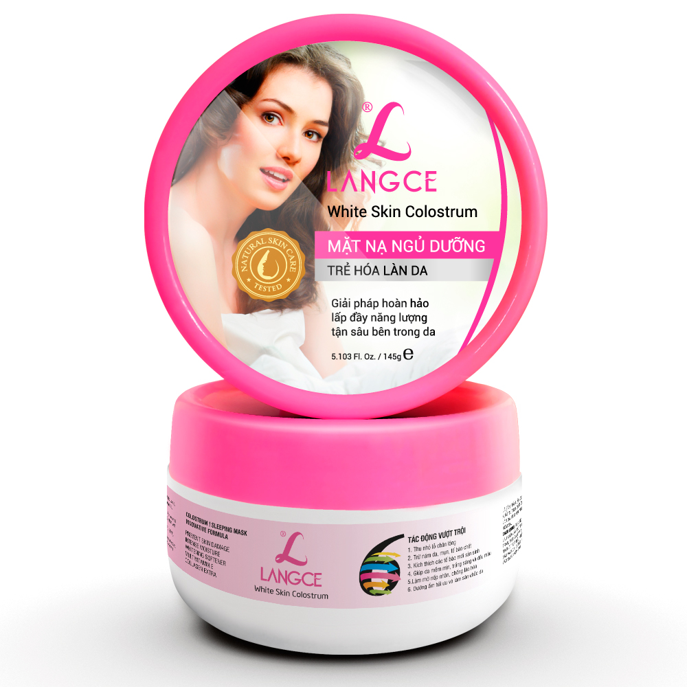 LANGCE Sữa non - Mặt nạ ngủ dưỡng