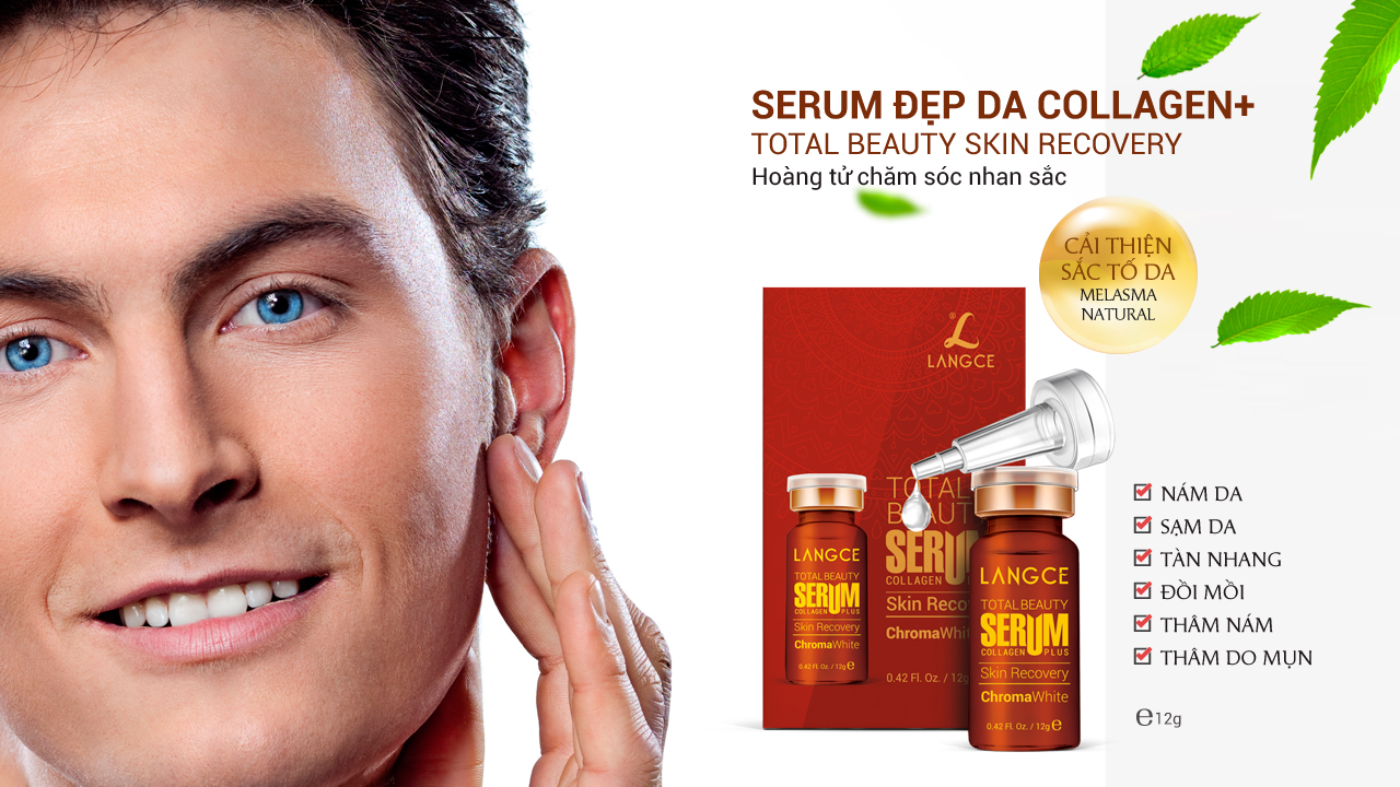 LANGCE SERUM (HUYẾT THANH) CHỮA NÁM, TÀN NHANG, ĐỒI MỒI COLLAGEN+ ĐẸP DA