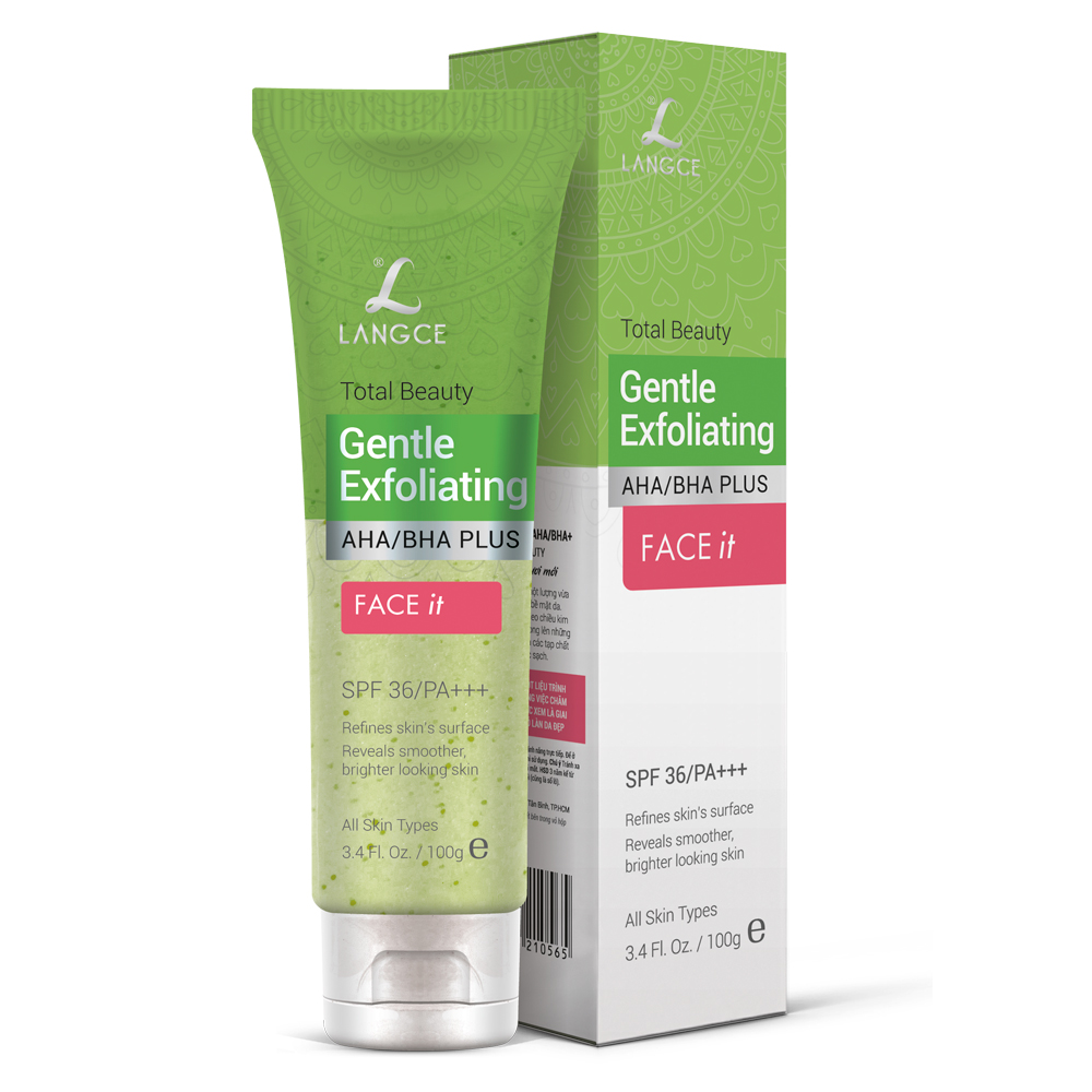 LANGCE TẨY TẾ BÀO CHẾT AHA/BHA+ ĐẸP DA FACEit - DA MẶT