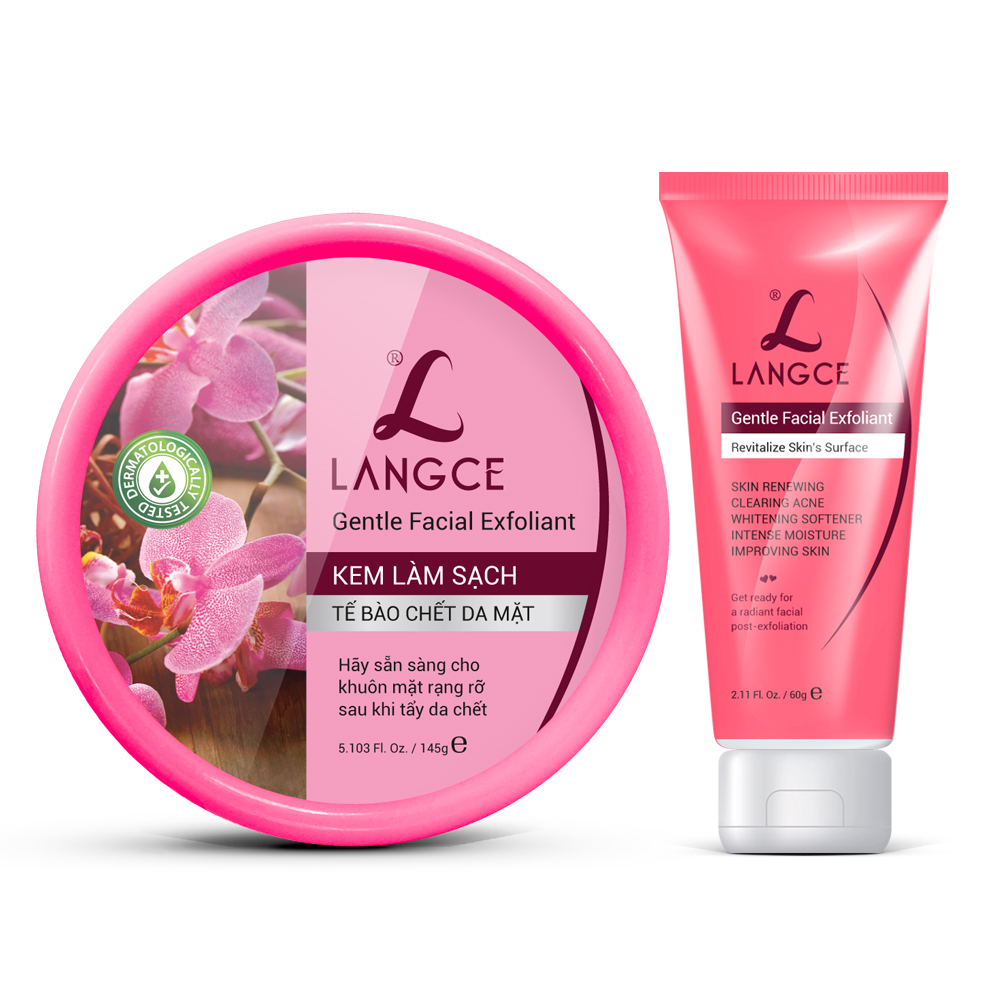 LANGCE Kem tẩy tế bào chết da mặt
