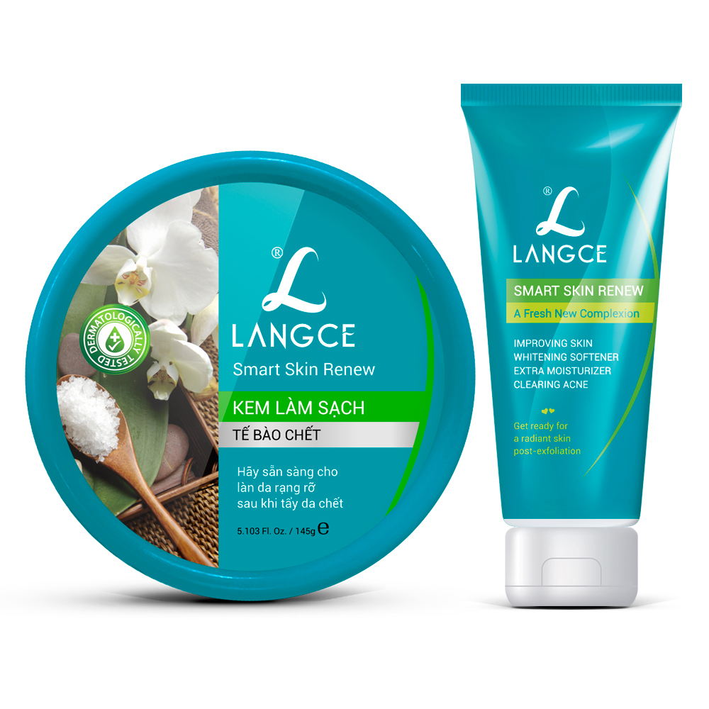 LANGCE Kem tẩy tế bào chết toàn thân