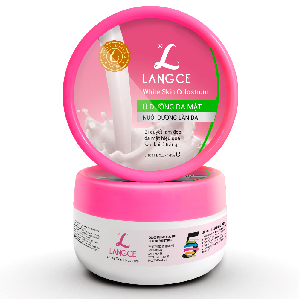 LANGCE Sữa non - Ủ dưỡng da mặt